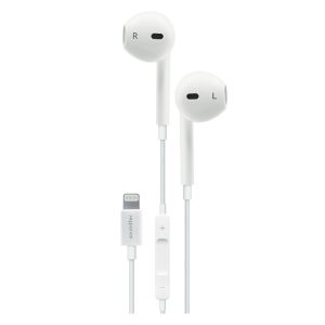 Porodo Ultimate iPhone Earphones Stereo 1.2m White - PD-LSTEP-WH