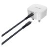 Porodo Wall Charger Adapter With Type-C to Lightning Cable White - PD-FWCH004-L-WH
