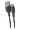 Porodo PVC Micro USB Cable 1.2m 2.4A Black - PD-U12MC-BK