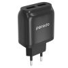Porodo Main Wall Charger with Micro USB Cable Black - PD-0203MEU-BK