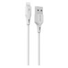 Porodo USB to Lightning Cable Connector 2M White - PD-U2LC-WH