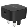 Porodo Wall Charger Adapter With Type-C to Lightning Cable Black - PD-FWCH004-L-BK