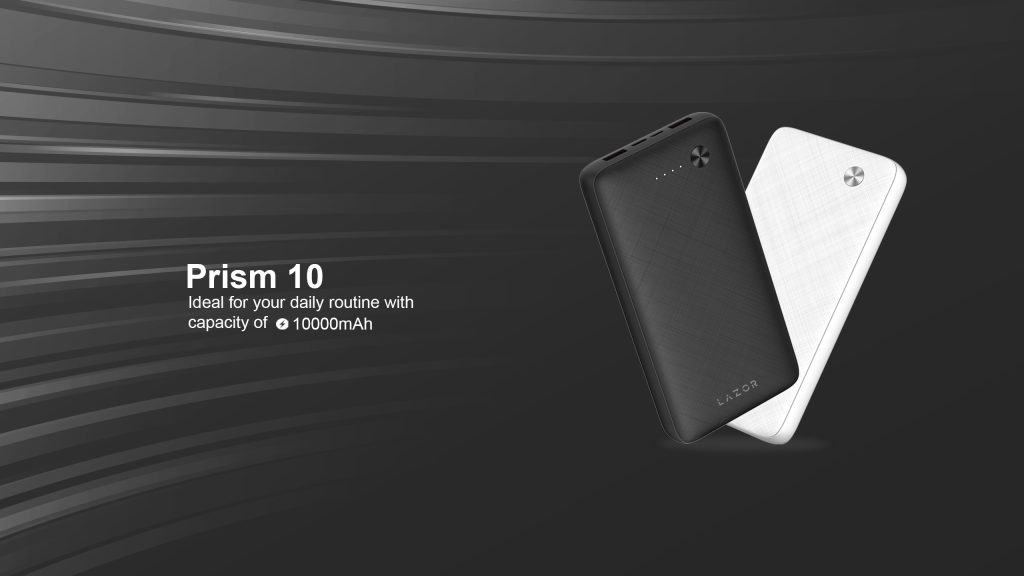 Lazor Prism 10 Power Bank 10000mAh Ultra Slim Design - PB30