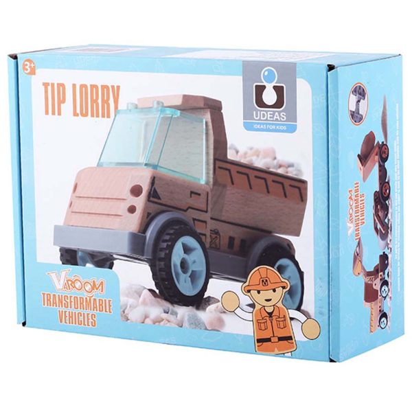 Udeas Varoom Transformable Vehicle Tip Lorry Toy for Kids - 811007B