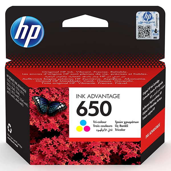 HP 650 Tri-color | Original Ink Cartridge