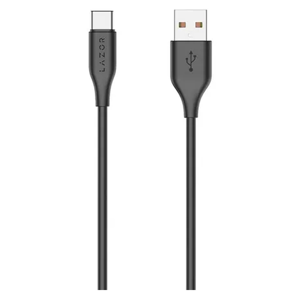 Lazor Flux USB to USB-C Charging Cable Black - CT85
