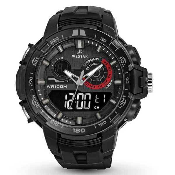 Westar Men's Digital Casual Quartz Watch - 85011PTN001