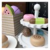 Kidzabi Wooden Stand with Food Cakes for Kids - W10B250