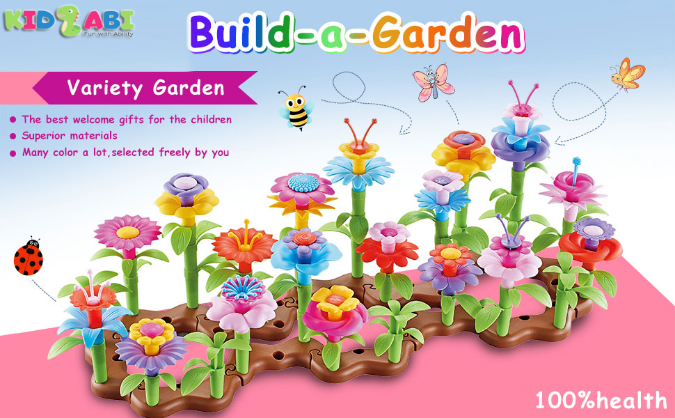 garden building toys | Flower Garden Building 