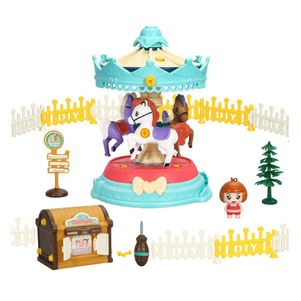 Buy best Kidzabi Merry Go toy Round Carousel | PLUGnPOINT