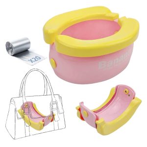 Kidzabi Travel Portable Toilet Training Seat Banana Shape for Kids - TOP19059