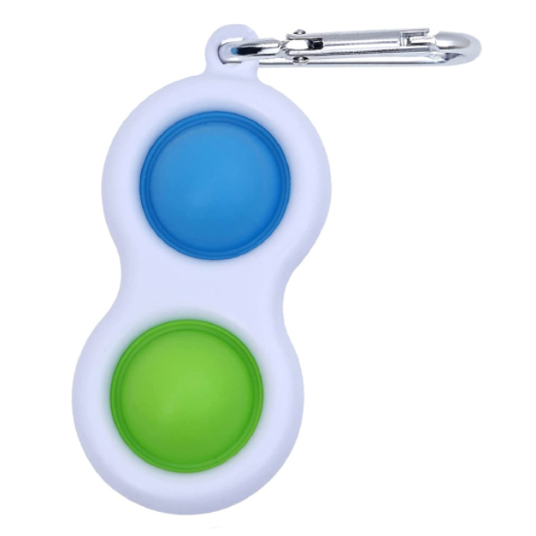 Kidzabi Simple Dimple Fidget Toy Keychain for Kids - LCGJ22005