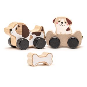 Cubika Wooden toy Clever Puppies - 15443