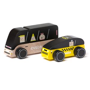 Cubika City transport Set Wooden Toy - 15498