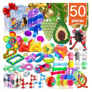 Kidzabi Simple Dimple Fidgets Toys Pack 50 PCS for Kids - ZD22012-JY