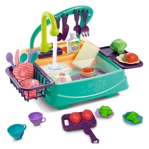Kidzabi Kitchen Sink Playset Toy for Kids - TOP20013