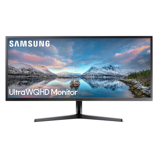 Samsung 34" Ultra-Wide Flat High Resolution Monitor - LS34J550WQMXUE