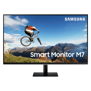 Samsung 32" UHD Smart Monitor M7 With Mobile Connectivity - LS32AM700UMXUE