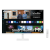Samsung 32" White Flat Monitor with Smart TV Experience - LS32BM501EMXUE