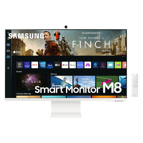 Samsung 32" UHD M8 Monitor with Smart TV Experience and Iconic Slim Design - LS32BM801UMXUE
