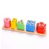 Kidzabi Wooden Shape Sorter Board Toy for Kids - W13D112