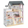 Wooden Doll House | Doll House Play Set Toy