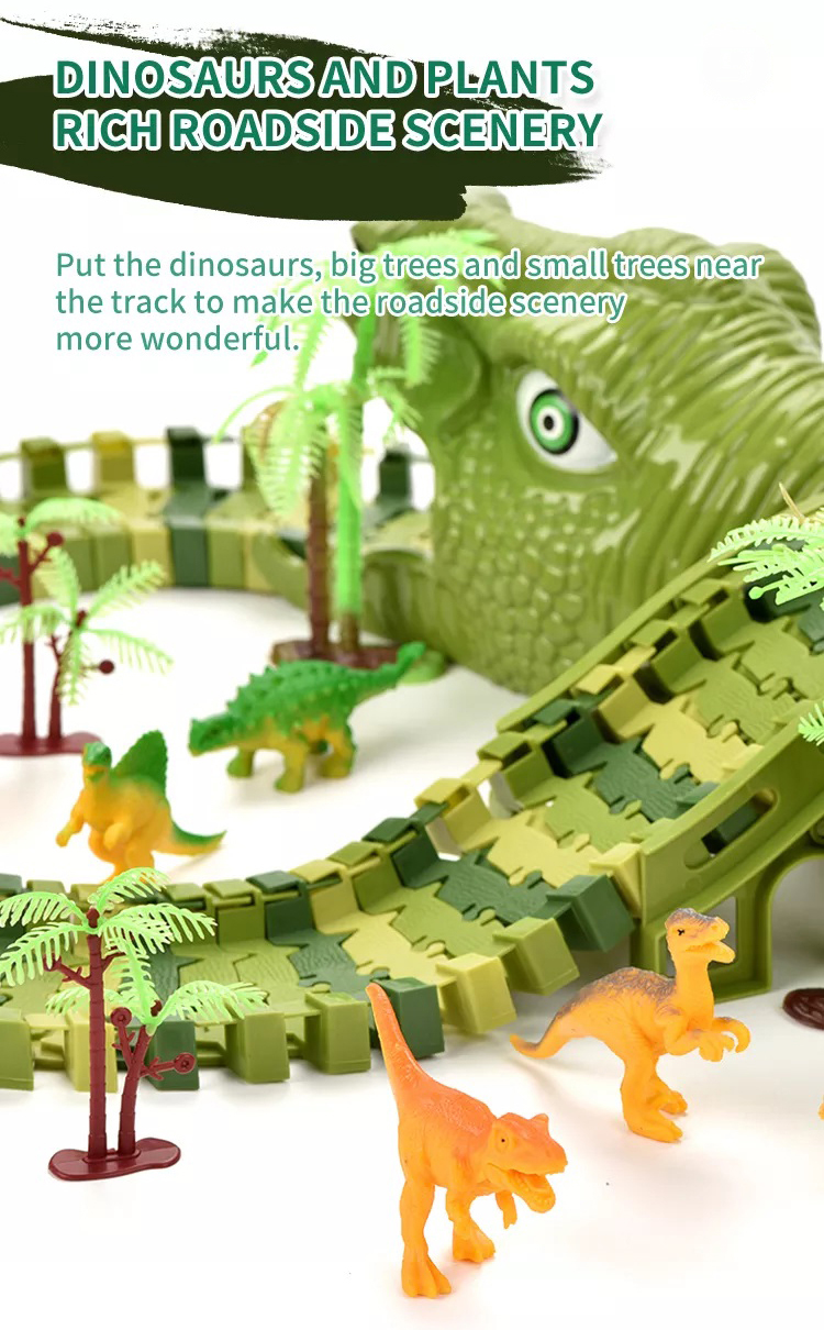 Dinosaur Track Cars | Dinosaur Track Toy 