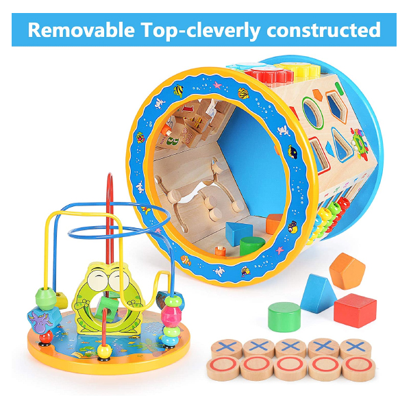  Activity Cube Toy | wooden toy activity cube