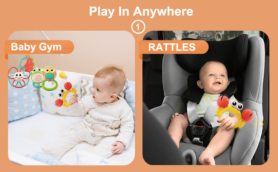 Baby Teethers Rattles Toy | Teethers Rattles Sets