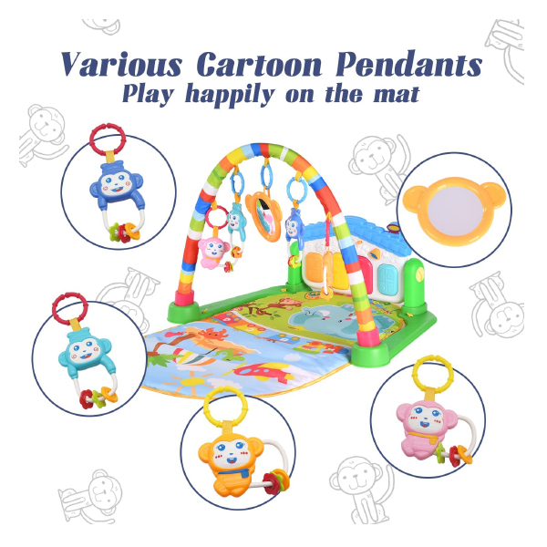 Baby Piano Gym Mat Toys | Toys for Toddlers 