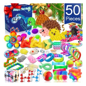Kidzabi Fidget Toy Sets Advent Calendar Easter Christmas Gifts Set Fidget Cube Fidget Spinners Squeeze ball - ZDJY22011
