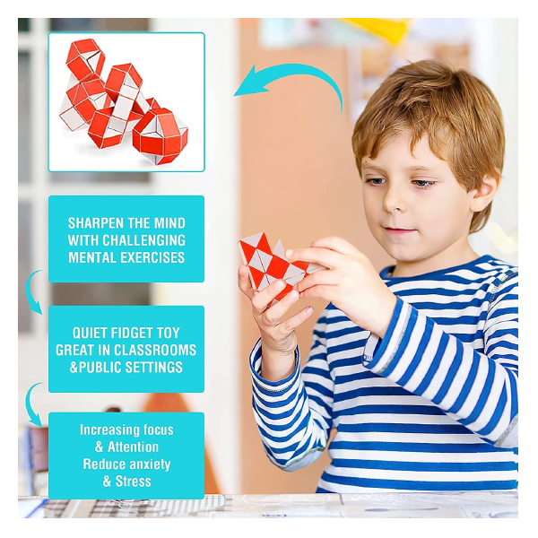 Kidzabi Simple Dimple Fidgets Toys Pack 37 PCS for Kids - ZD22014JY