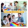 Kidzabi Push Pop Bubble Fidget Toy Rainbow Circle for Kids - LCGJ22002