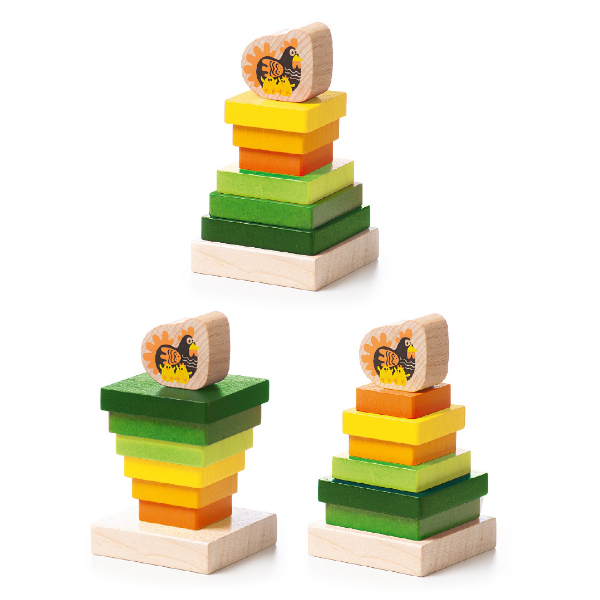Cubika 15276 | Pyramid Tower Toy 