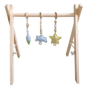 Wooden Play Gym | Hanging Toys