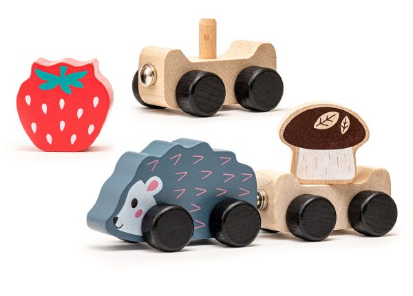 Hedgehog Wooden Toy | Wooden Hedgehog Toy 