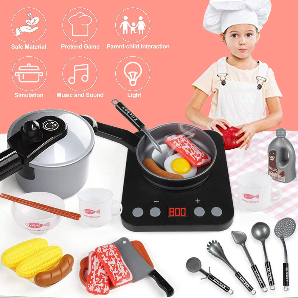 Kitchen Play Set | Kitchen Toy Accessories 