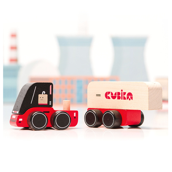 Cubika Truck Wooden Toy (Cubika 2) - 15535