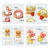 Kidzabi Baby Teethers Rattles Sets 12 PCS with Music for Babies - TOP21012
