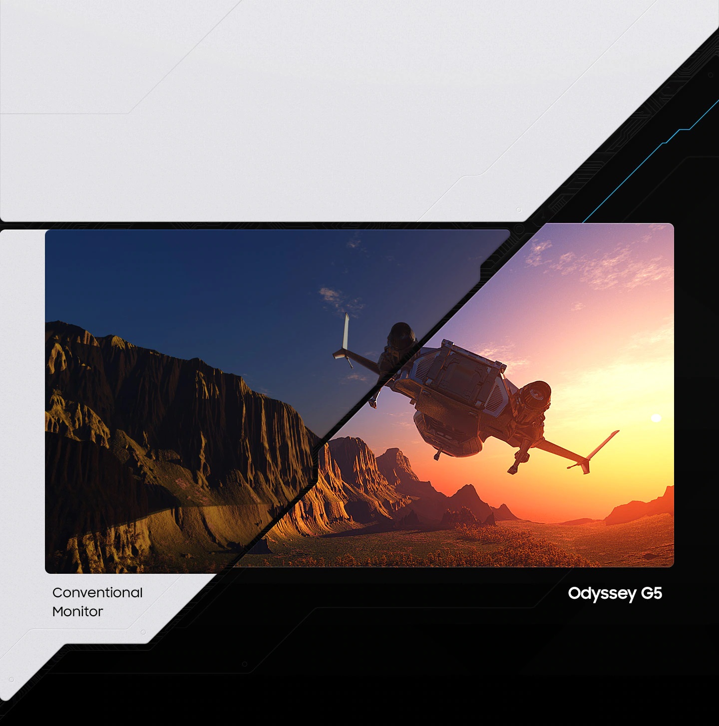 Samsung Odyssey G5 32" 1000R Gaming Monitor - LC32G55TQWMXUE