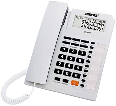 Geepas GTP7187 | Corded Telephone 
