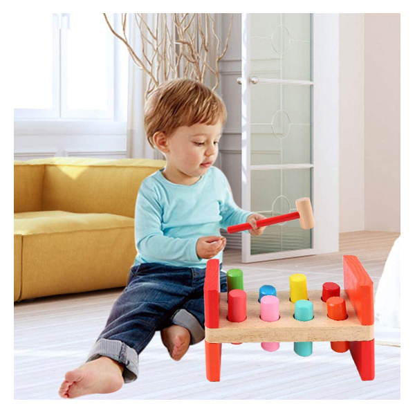 Xylophone & Montessori Sorting Toys for Children Aged 1 to 10 Educational Learning Toys for Girls & Boys Improves Fine Motor Skills Hammering & Pounding Wooden Toy for Toddlers Shape Sorter 