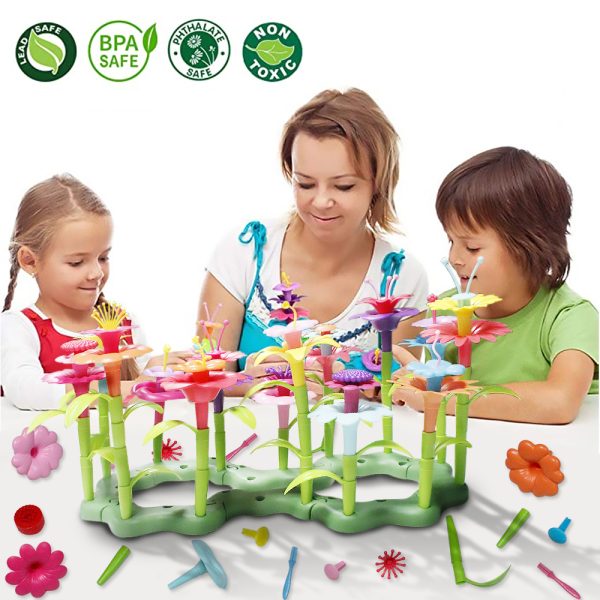 Kidzabi Flower Garden Building Toys for Kids - TS20001