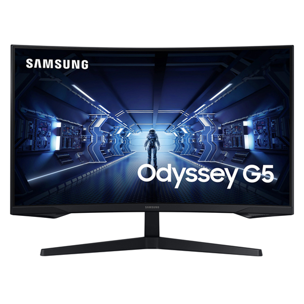 Samsung 27" Odyssey G5 1000R Gaming Monitor - LC27G55TQWMXUE