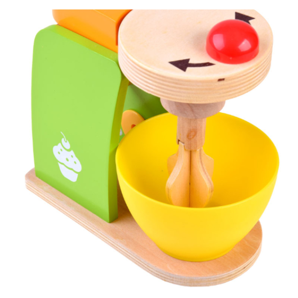 Kidzabi Wooden Mixer Toy for Kids - W10D209