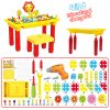 Kidzabi Building Block Learning Table Toy for Kids - XSH20001