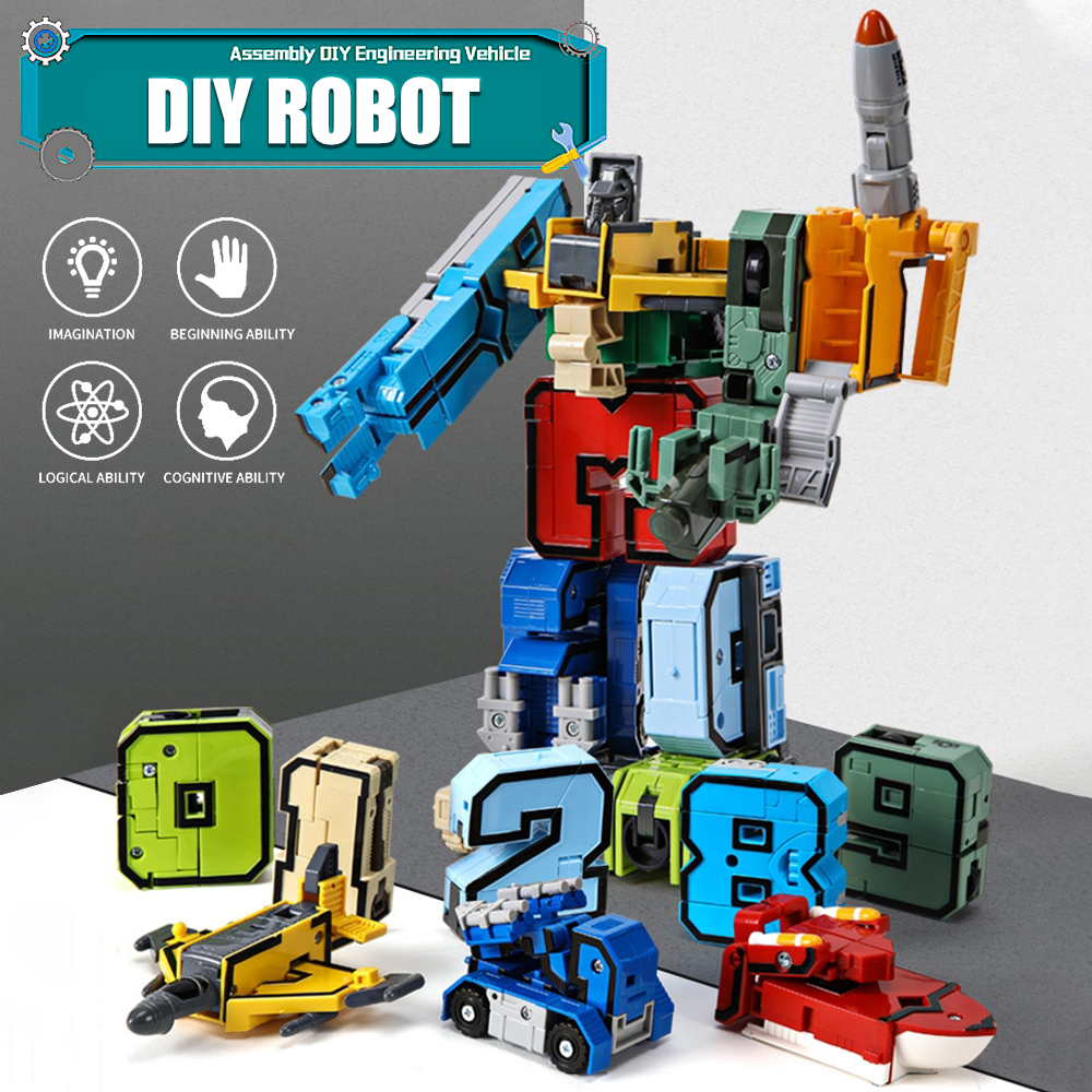 Kidzabi Assembly Toy DIY Robot Engineering Vehicle Toy for Kids - XLX20001