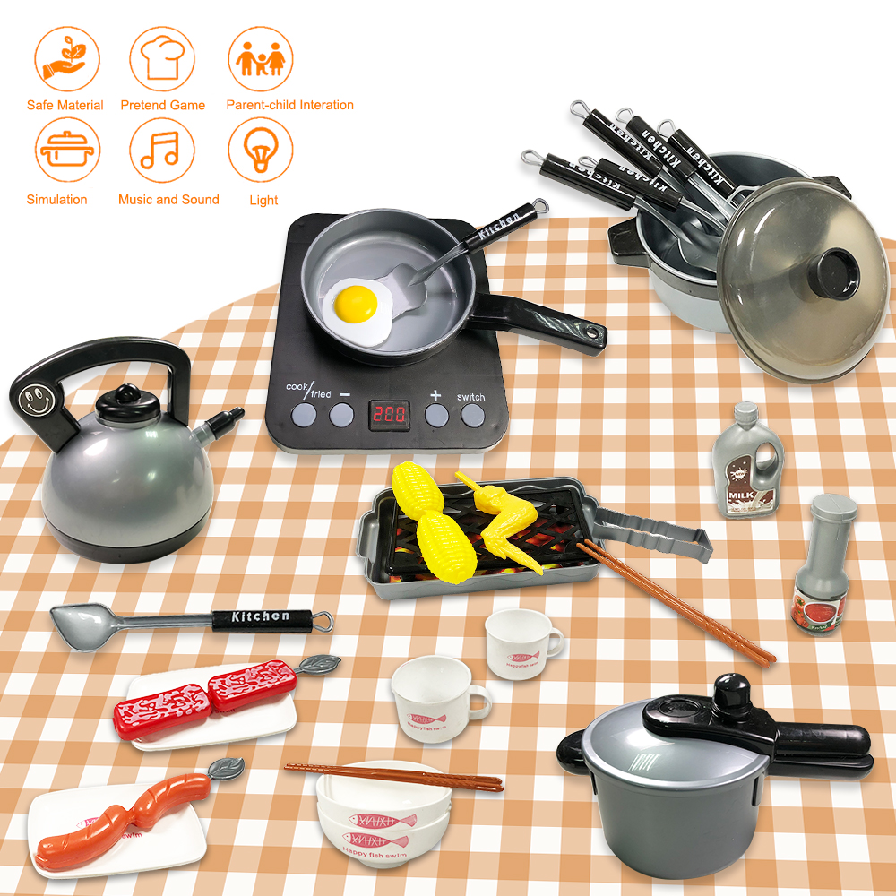 Kitchen Play Set | Kitchen Toy Accessories 