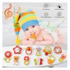 Kidzabi Baby Teethers Rattles Sets 12 PCS with Music for Babies - TOP21012