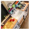 Kidzabi Wooden Kitchen Play Set with 12PCS Accessories for Kids - W10C568